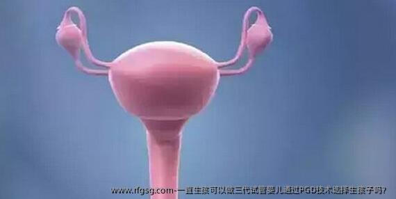 一直生孩可以做三代试管婴儿通过PGD技术选择生孩子吗？