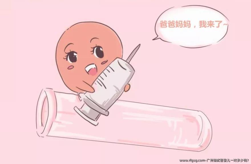 广州做试管婴儿一对多少钱?