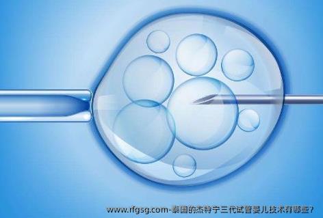 泰国的杰特宁三代试管婴儿技术有哪些？
