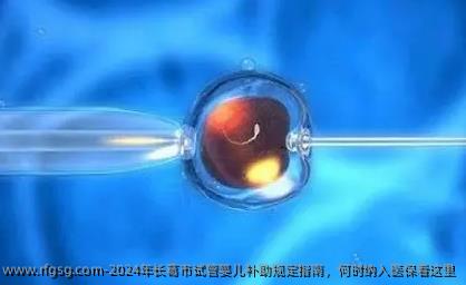 2024年长葛市试管婴儿补助规定指南，何时纳入医保看这里