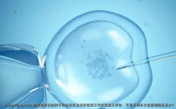 雌激素高引起的不孕能否在北京市做第三代试管婴儿怀孕，不孕不育手术试管费用是多少?
