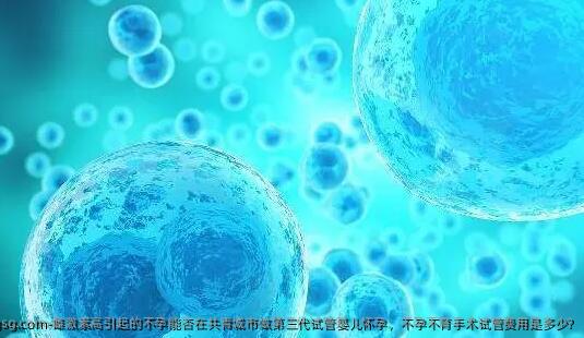 雌激素高引起的不孕能否在共青城市做第三代试管婴儿怀孕，不孕不育手术试管费用是多少?
