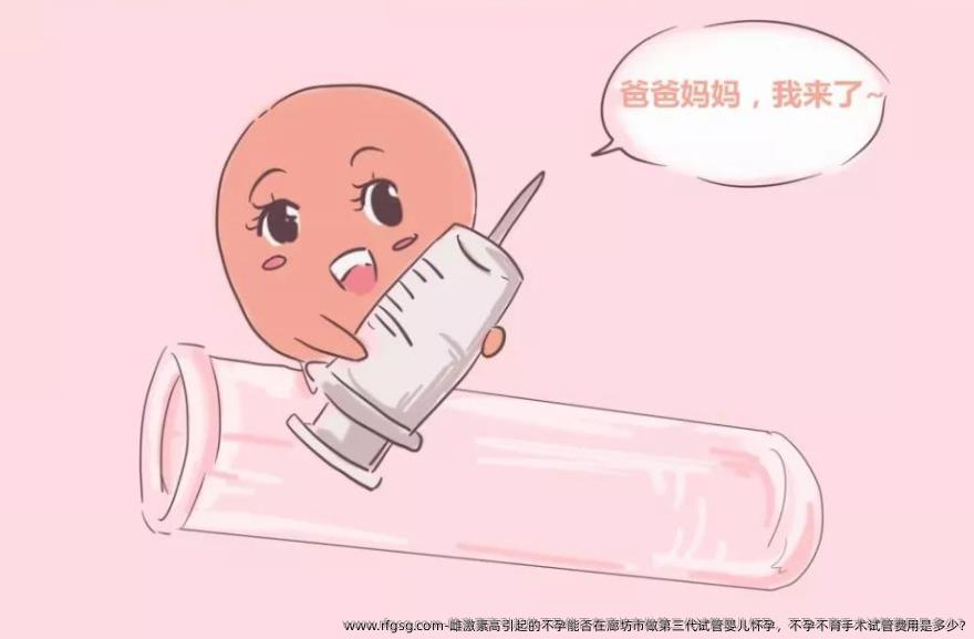 雌激素高引起的不孕能否在廊坊市做第三代试管婴儿怀孕，不孕不育手术试管费用是多少?
