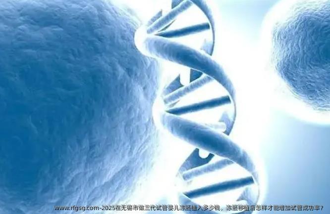 2025在无锡市做三代试管婴儿冻胚植入多少钱，冻胚移植后怎样才能增加试管成功率？