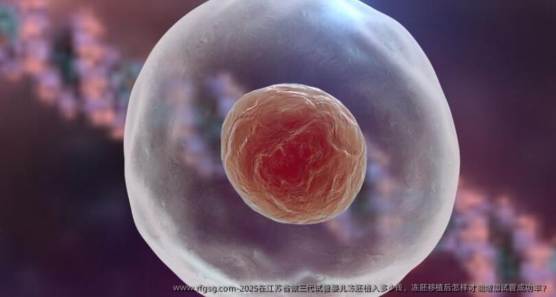 2025在江苏省做三代试管婴儿冻胚植入多少钱，冻胚移植后怎样才能增加试管成功率？