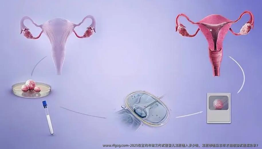 2025在宝鸡市做三代试管婴儿冻胚植入多少钱，冻胚移植后怎样才能增加试管成功率？