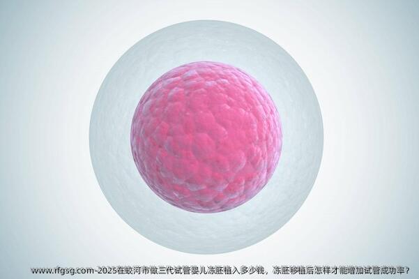 2025在蛟河市做三代试管婴儿冻胚植入多少钱，冻胚移植后怎样才能增加试管成功率？