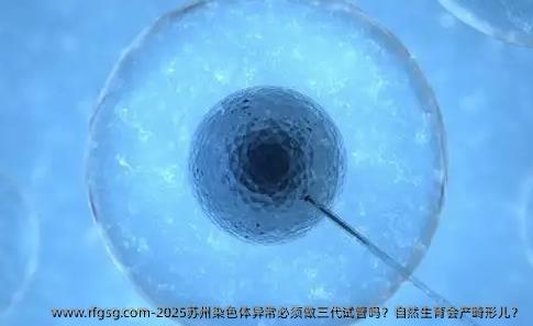 2025苏州染色体异常必须做三代试管吗？自然生育会产畸形儿？