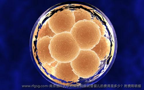 南京医科大学附属医院做试管婴儿的费用是多少？附费用明细