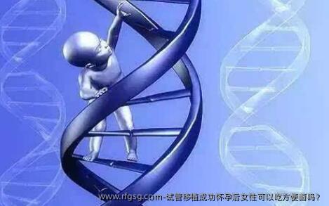试管移植成功怀孕后女性可以吃方便面吗？