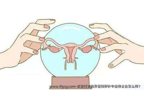 试管打果纳芬促排卵针中途停止会怎么样？