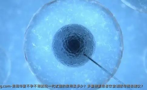 贵阳华夏不孕不育医院一代试管的费用是多少？多囊卵巢患者饮食调理有哪些建议？
