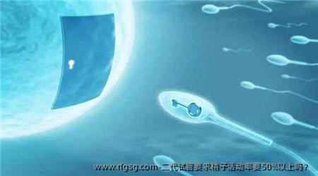 二代试管要求精子活动率要50%以上吗？